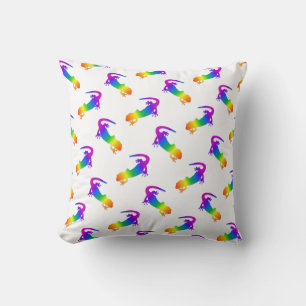 Rainbow Salamander Cushion