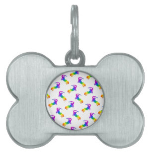 Rainbow Salamander Pet ID Tag