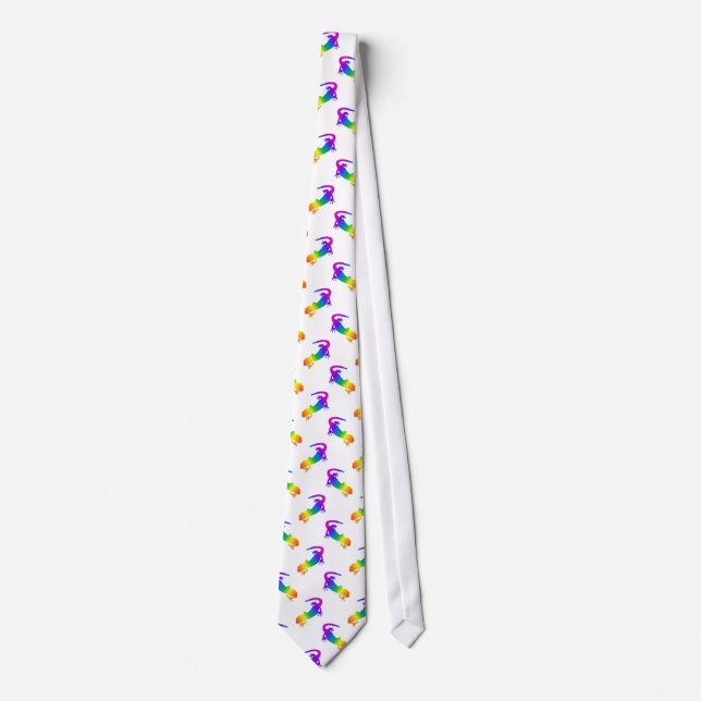 Rainbow Salamander Tie (Front)