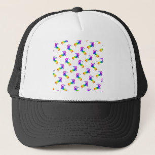 Rainbow Salamander Trucker Hat