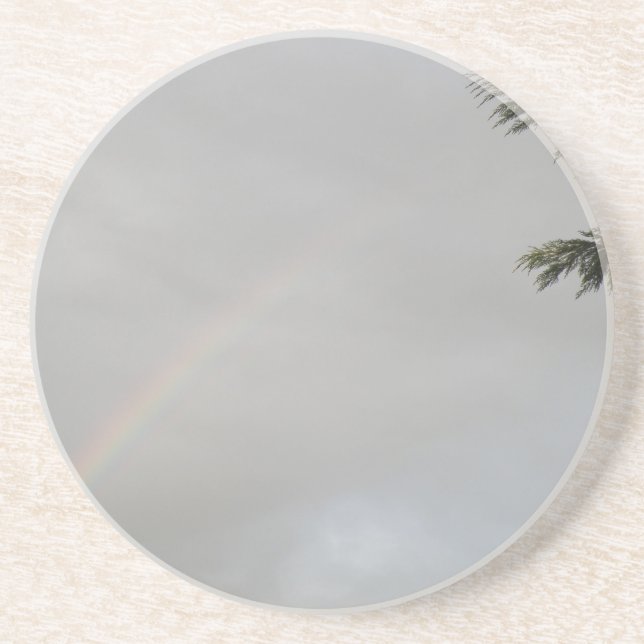 Rainbow Sandstone Coaster (Front)