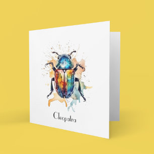 Rainbow Scarab, custom Card