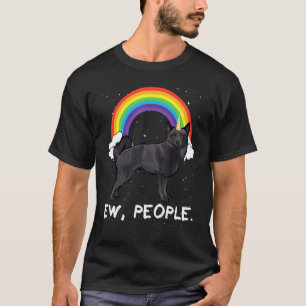 Rainbow Schipperke Ew People Unicorn Dog T-Shirt