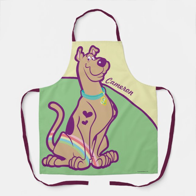 Rainbow Scooby-Doo Apron (Front)