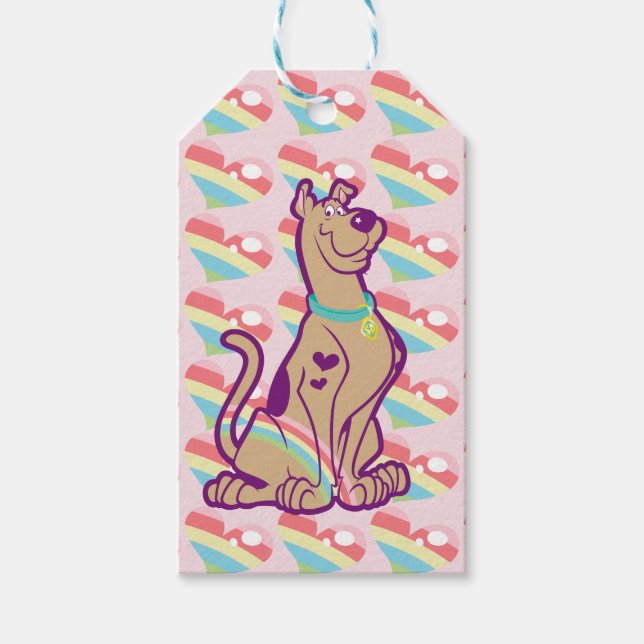 Rainbow Scooby-Doo Gift Tags (Front)