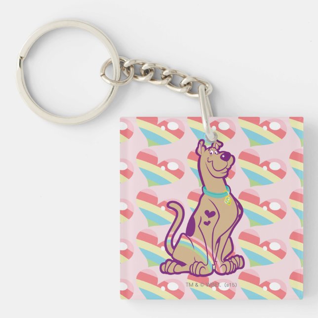 Rainbow Scooby-Doo Key Ring (Front)