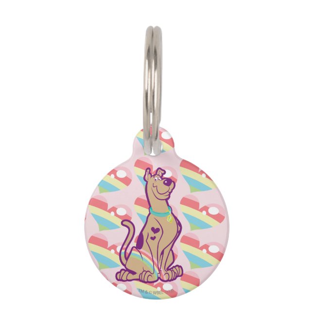 Rainbow Scooby-Doo Pet Tag (Front)