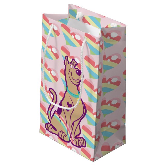 Rainbow Scooby-Doo Small Gift Bag (Back Angled)