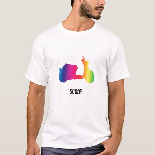 rainbow scoot, T-Shirt (Front)