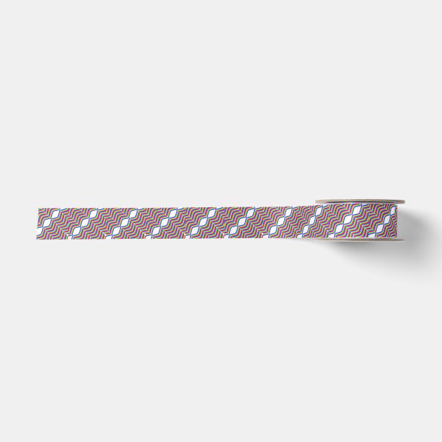 Rainbow Scope Ribbon Satin Ribbon (Front)