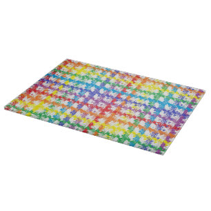 Rainbow Scratch Cutting Board