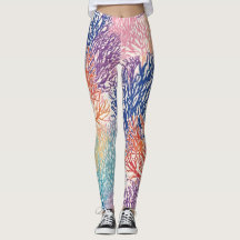 Rainbow Sea Fan Garden - Legging