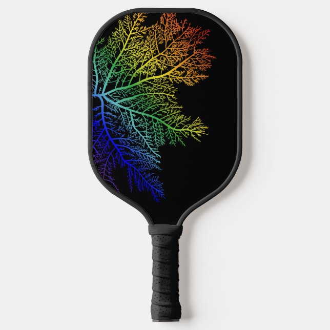 Rainbow Seaweed Pride LGBT Ocean-Inspired Pickleball Paddle (Front)