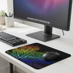 Rainbow Seaweed Pride Mouse Pad