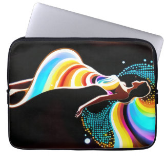 Rainbow serenity laptop sleeve