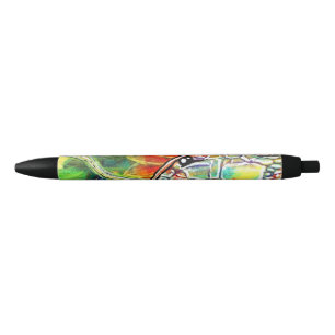 Rainbow Serpant Black Ink Pen