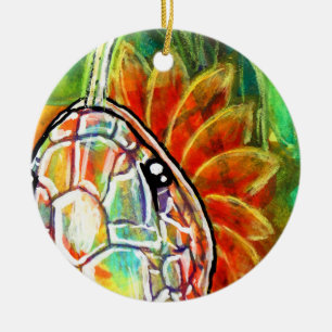 Rainbow Serpant  Ceramic Tree Decoration