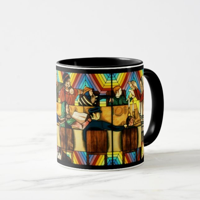  Rainbow Shabbat , Judy Chicago  Painting - Art Mug (Front Right)