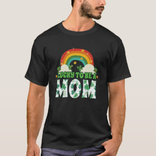 Rainbow Shamrock Leprechaun Saint Patrick's Lucky T-Shirt