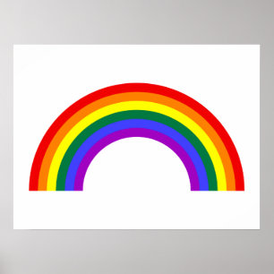 Rainbow Shape Poster