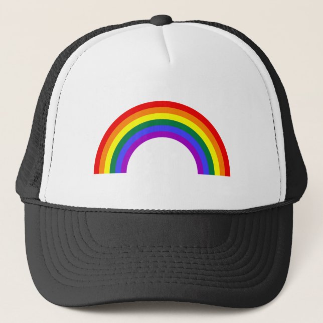 Rainbow Shape Trucker Hat (Front)