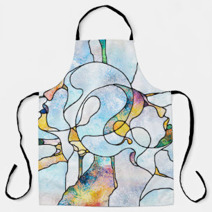 Rainbow Shards. Unity of Stained Glass series. Bac Apron