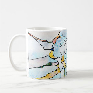 Rainbow Shards. Unity of Stained Glass series. Bac Coffee Mug