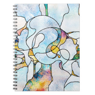 Rainbow Shards. Unity of Stained Glass series. Bac Notebook