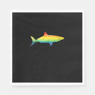 Rainbow Shark Gay Pride Flag LGBT LGBTQ Tank Top Napkin
