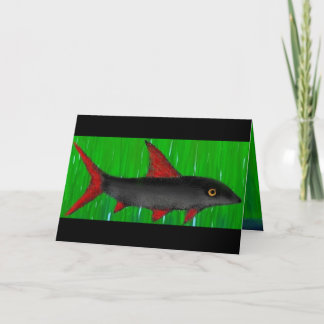 Rainbow Shark Thanks! Card
