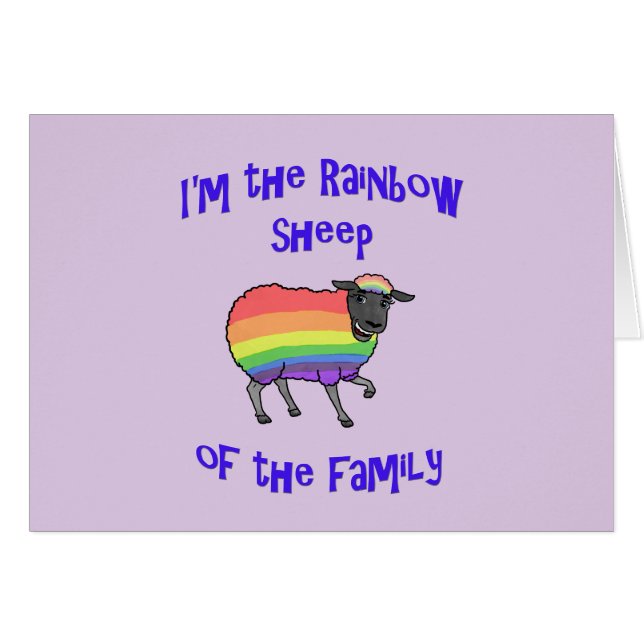 Rainbow Sheep of the Family (Front Horizontal)