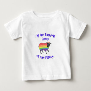Rainbow Sheep of the Family Baby T-Shirt