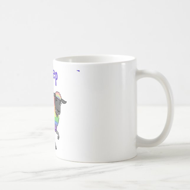 Rainbow Sheep of the Family Coffee Mug (Right)