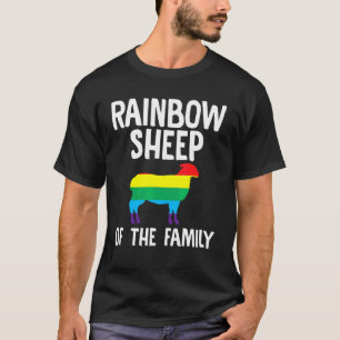 Rainbow Sheep Of The Family Lgbt Bisexual Queer Ga T-Shirt