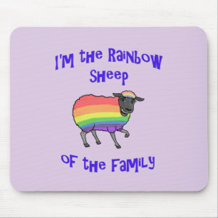 Rainbow Sheep of the Family Mouse Mat
