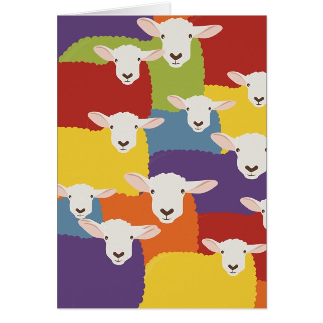 Rainbow | Sheep | overlapping design (Front)