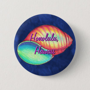 Rainbow Shell Button