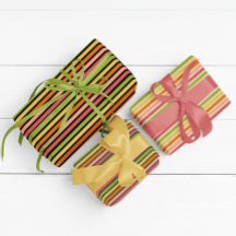 Rainbow Sherbet Vintage Dark Striped