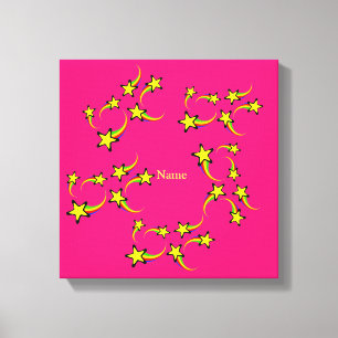 Rainbow Shooting Stars Thunder_Cove Canvas Print