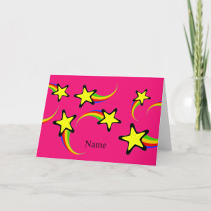 Rainbow Shooting Stars Thunder_Cove Card