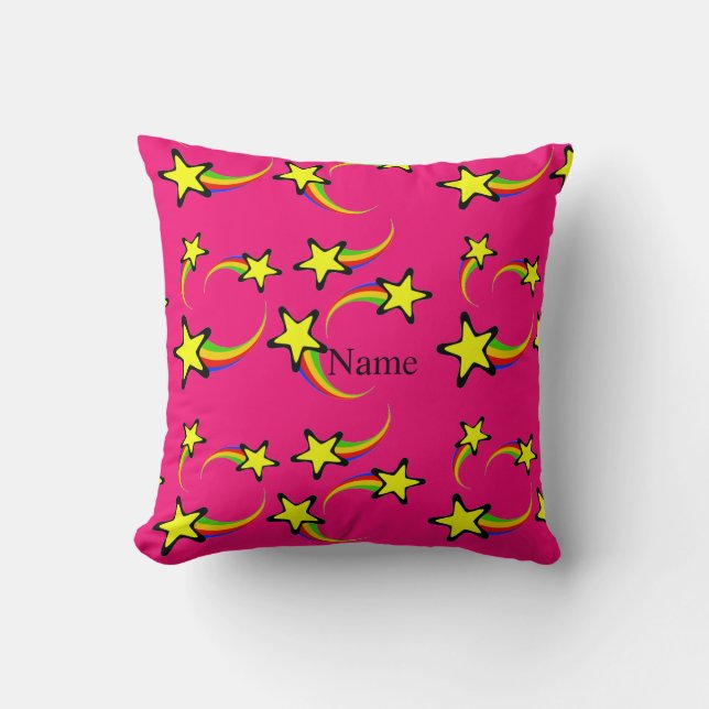 Rainbow Shooting Stars Thunder_Cove Cushion (Front)