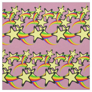 Rainbow Shooting Stars Thunder_Cove  Fabric