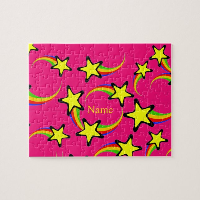 Rainbow Shooting Stars Thunder_Cove Jigsaw Puzzle (Horizontal)