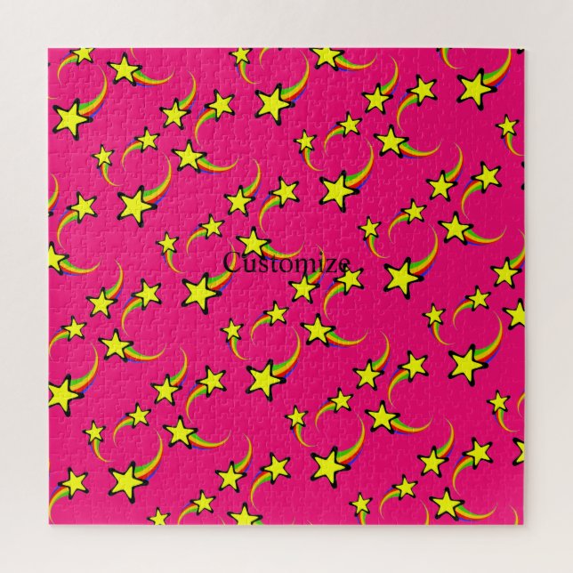 Rainbow Shooting Stars Thunder_Cove Jigsaw Puzzle (Vertical)