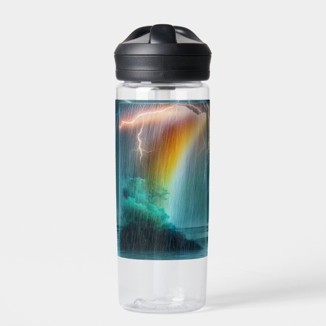 Rainbow Showers  Water Bottle (Front)