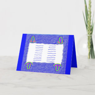 Rainbow Simchat Torah שִׂמְחַת תורָה card