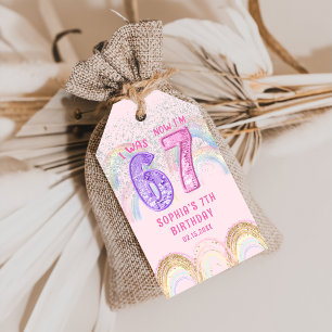Rainbow Six Seven 67 Birthday Gift Tag