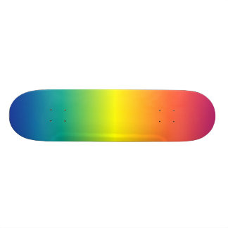 Rainbow skateboard