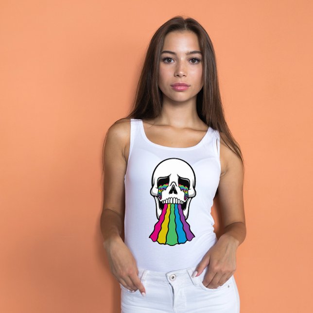Rainbow Skull T-Shirt (Creator Uploaded)