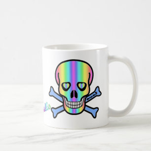 Rainbow Skulls Coffee Mug